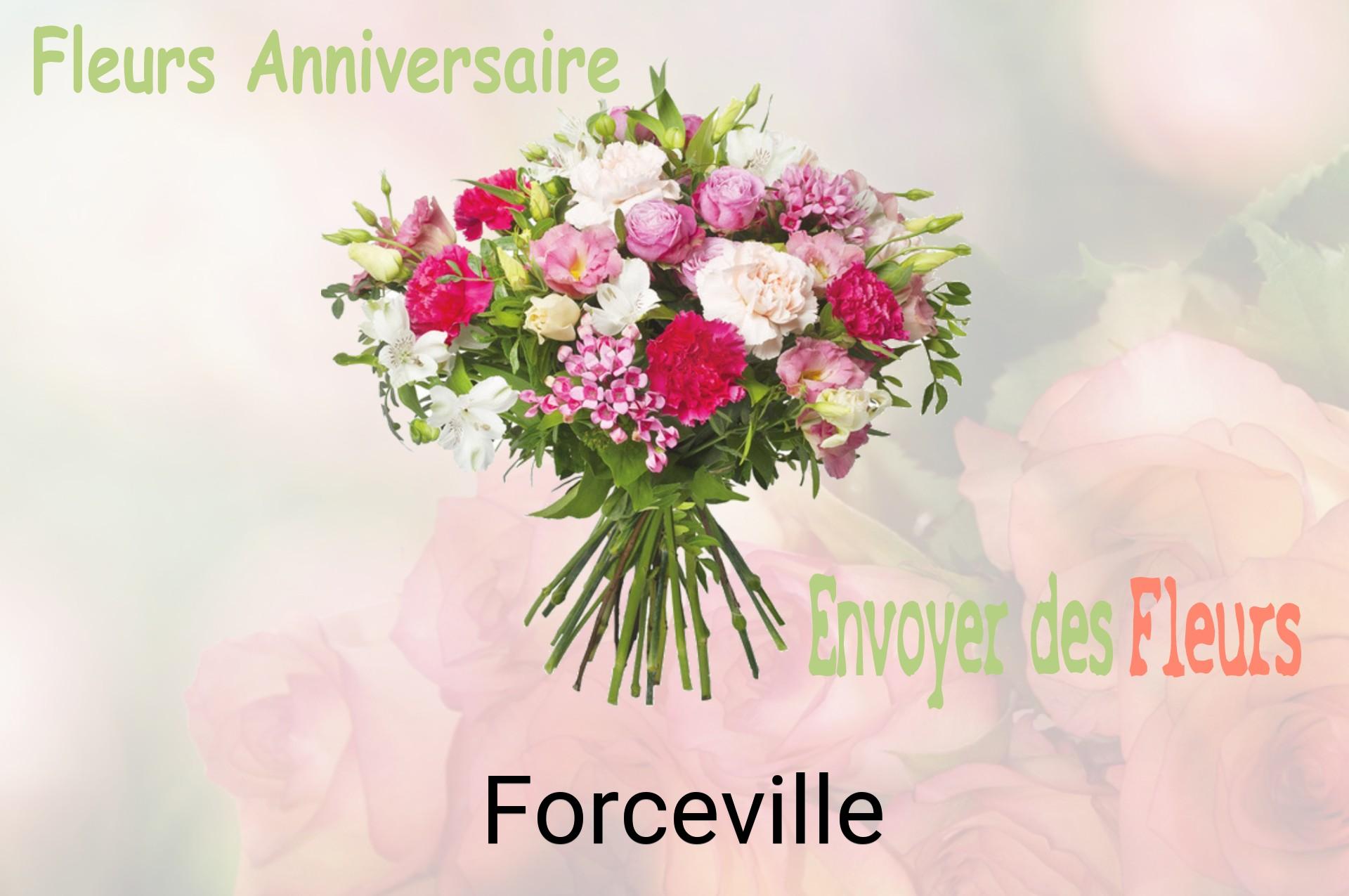 Bouquet de fleurs d’anniversaire livré à Forceville